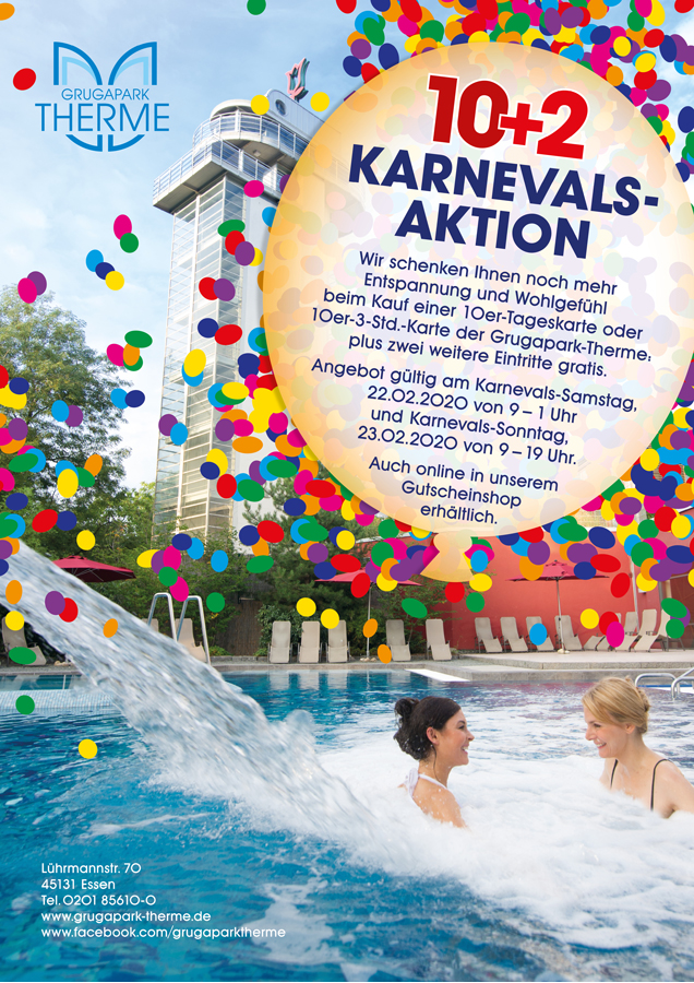 Karnevalsaktion 10 + 2 verlängert bis zum 29.02.2020 !!